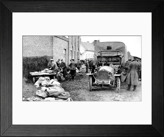 Framed Print : Letters from home: The base post office Framed Print : Letters from home: The base post office
