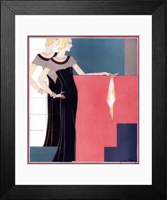 Framed Print : A Tatler Fashion for 1930, by Gordon Conway