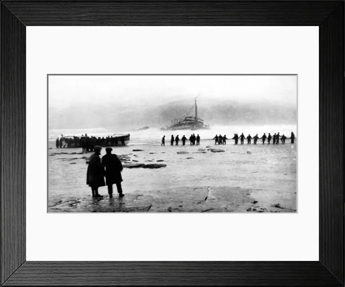 Framed Print : The sinking of HMHS Rohila Framed Print : The sinking of HMHS Rohila