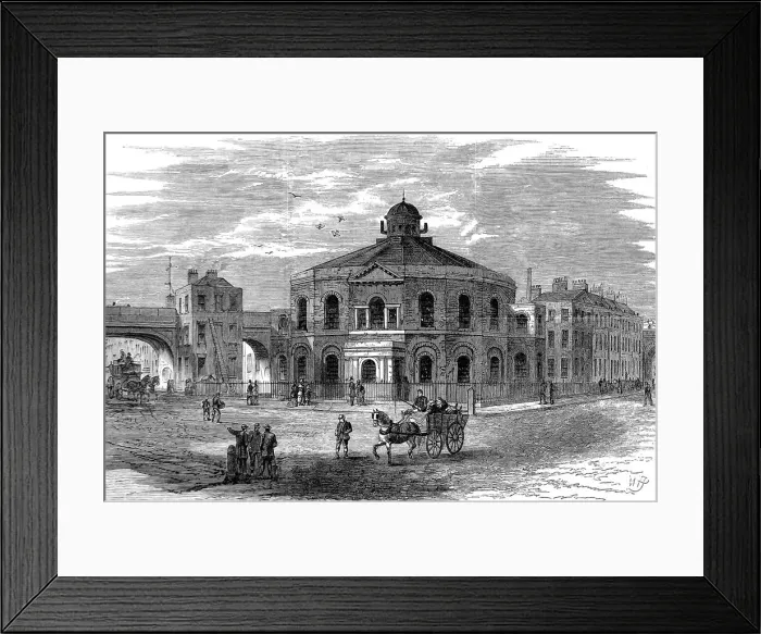 Framed Print : Surrey Chapel, London, 1881 Framed Print : Surrey Chapel, London, 1881