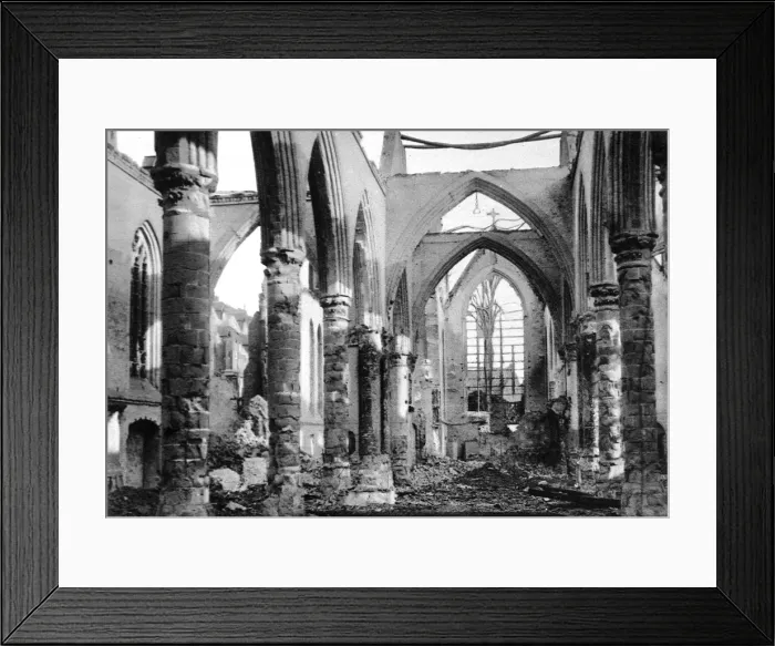 Framed Print : Wrecked in the battle of the dunes: The ruins of a fifteenth