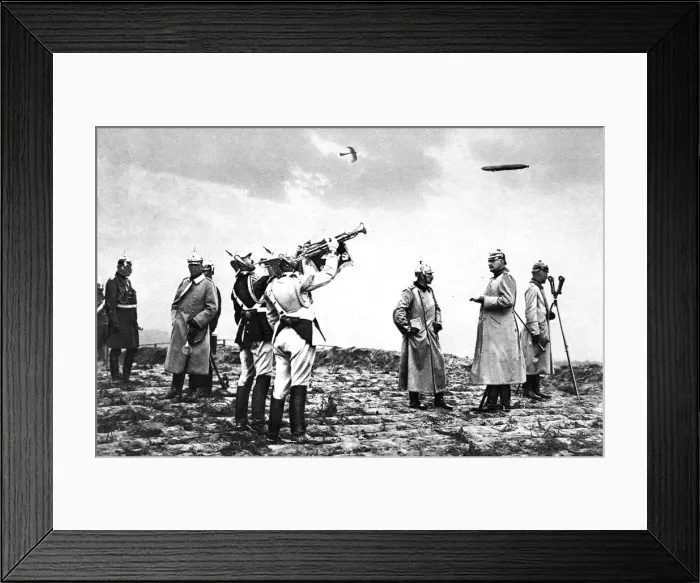 Framed Print : Spectacular effects which the Kaiser has discarded in the fi Framed Print : Spectacular effects which the Kaiser has discarded in the fi