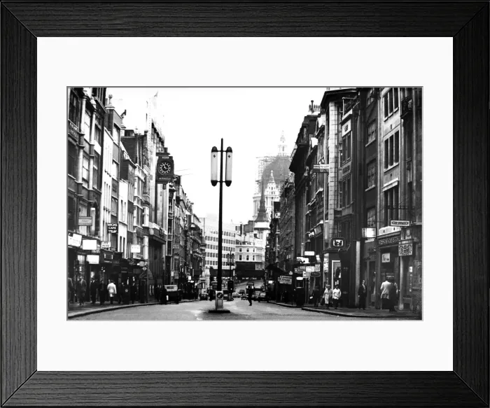 Framed Print : Fleet Street, London, 1967 Framed Print : Fleet Street, London, 1967