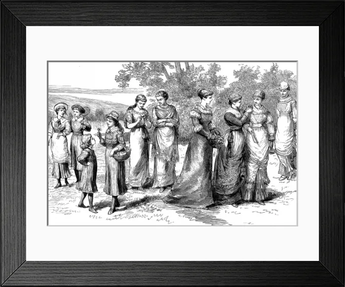 Framed Print : Women and Girls in Rational Dress, 1882 Framed Print : Women and Girls in Rational Dress, 1882