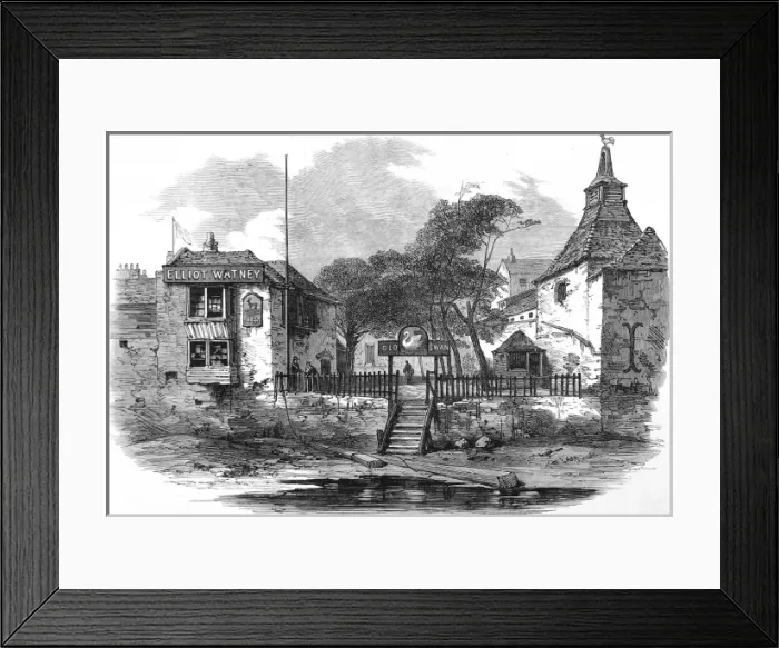 Framed Print : The Old Swan, Chelsea, 1873 Framed Print : The Old Swan, Chelsea, 1873