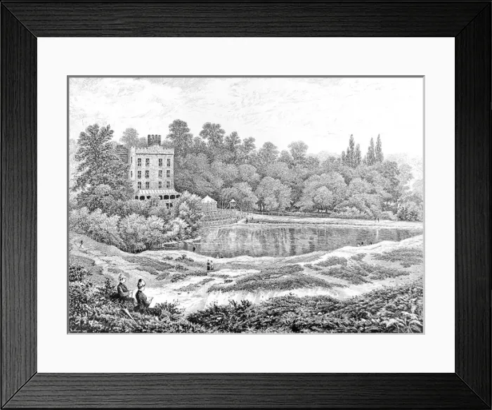 Framed Print : The Vale of Health, Hampstead, 1888 Framed Print : The Vale of Health, Hampstead, 1888