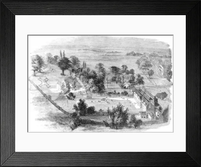 Framed Print : The Soldiers Daughters Home, Hampstead, 1858