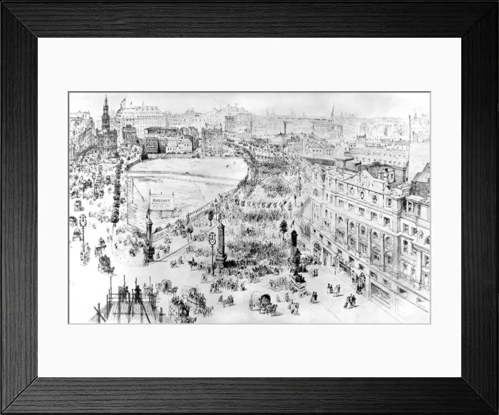 Framed Print : The Opening of Kingsway, London, 1905 Framed Print : The Opening of Kingsway, London, 1905