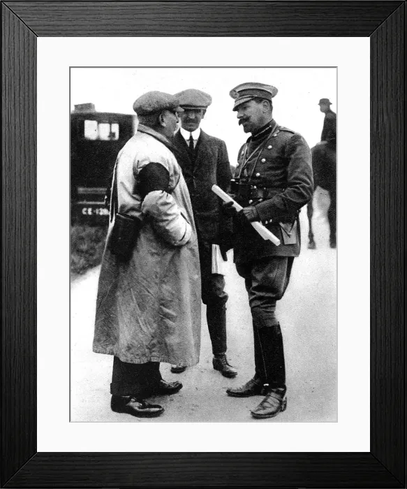 Framed Print : Drowned in the Vaal: De Wets fellow conspirator, General Beyers