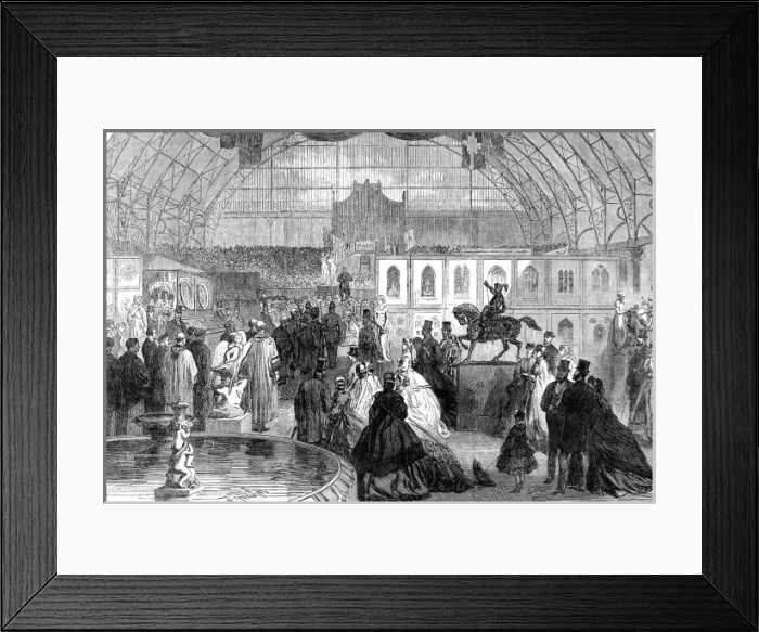 Framed Print : Opening of an Arts Exhibition, Agricultural Hall, Islington