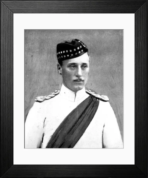 Framed Print : Lieut Walter Brodie, Highland Light Infantry, awarded a V. C Framed Print : Lieut Walter Brodie, Highland Light Infantry, awarded a V. C
