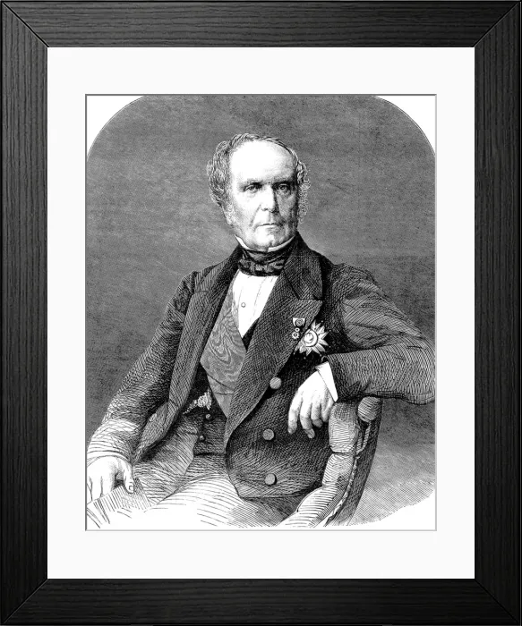 Framed Print : Baron Gros, French Ambassador, 1862 Framed Print : Baron Gros, French Ambassador, 1862