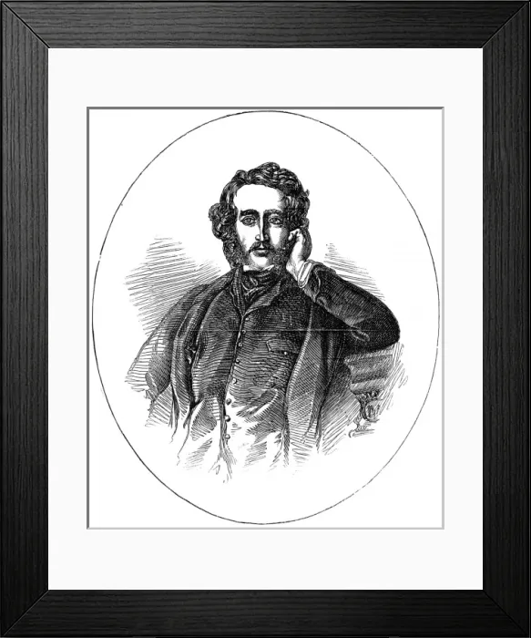 Framed Print : Sir Edward Bulwer Lytton (1803-1873) Framed Print : Sir Edward Bulwer Lytton (1803-1873)