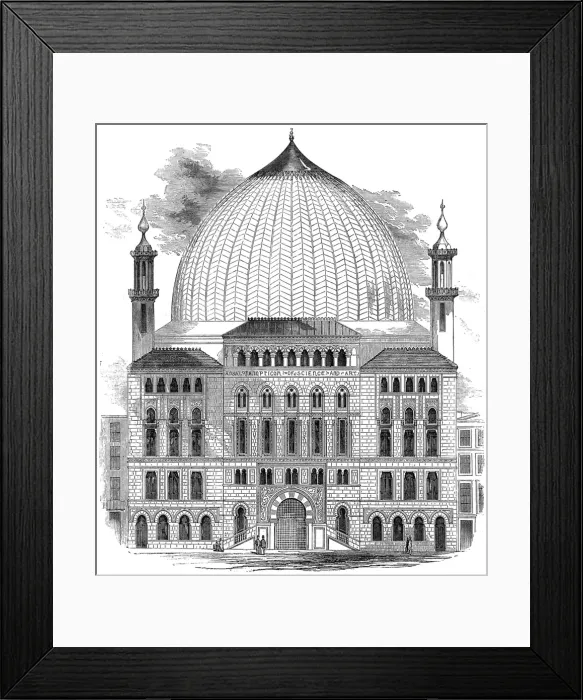 Framed Print : The Royal Panopticon, Leicester Square, London, 1852 Framed Print : The Royal Panopticon, Leicester Square, London, 1852