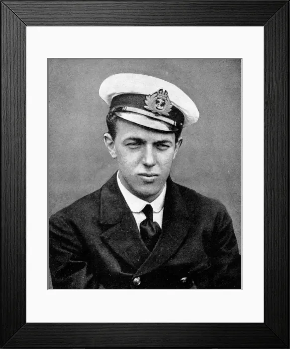 Framed Print : Flight-Commander Francis E. T. Hewlett: Saved after his plane went down after the attack on Cuxhaven Framed Print : Flight-Commander Francis E. T. Hewlett: Saved after his plane went down after the attack on Cuxhaven
