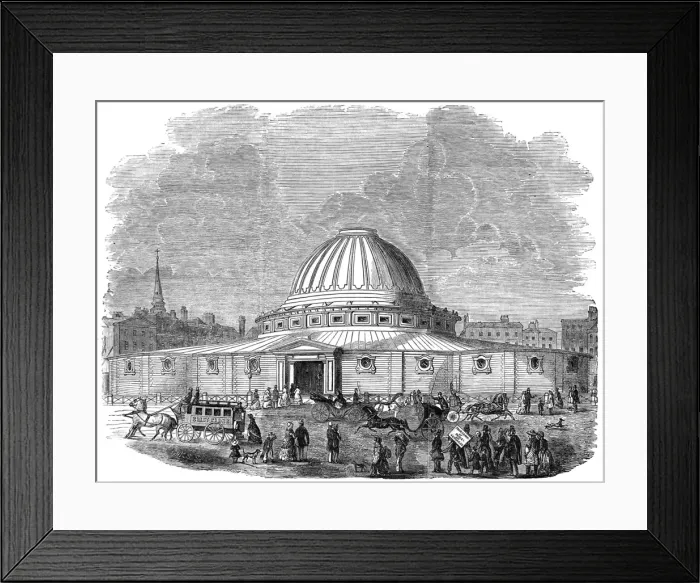 Framed Print : Wylds Great Globe, Leicester Square, London, 1851 Framed Print : Wylds Great Globe, Leicester Square, London, 1851