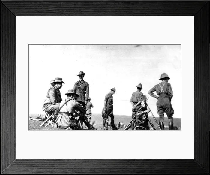 Framed Print : General Botha on active service during the war