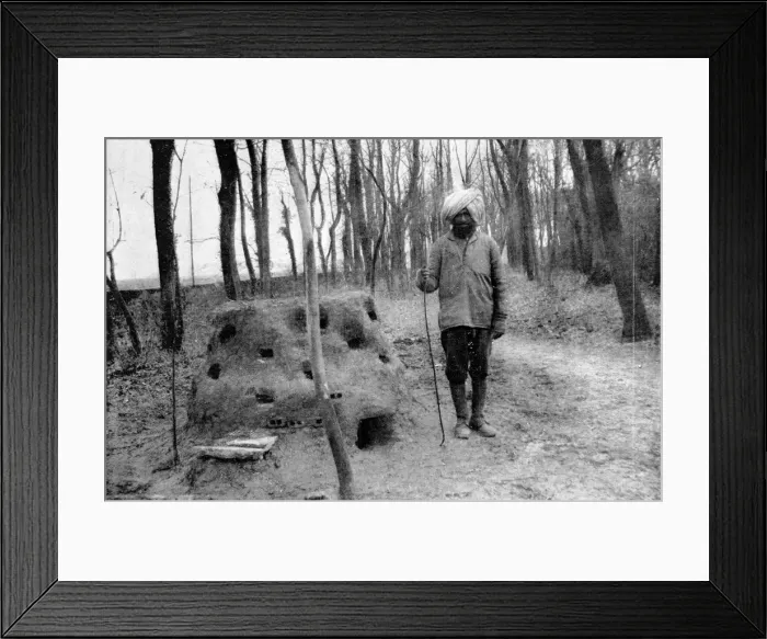 Framed Print : A cook of the Indian expeditionary force at the front Framed Print : A cook of the Indian expeditionary force at the front