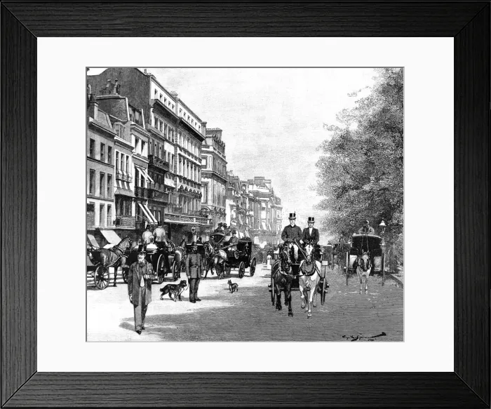 Framed Print : Piccadilly, London, 1895 Framed Print : Piccadilly, London, 1895