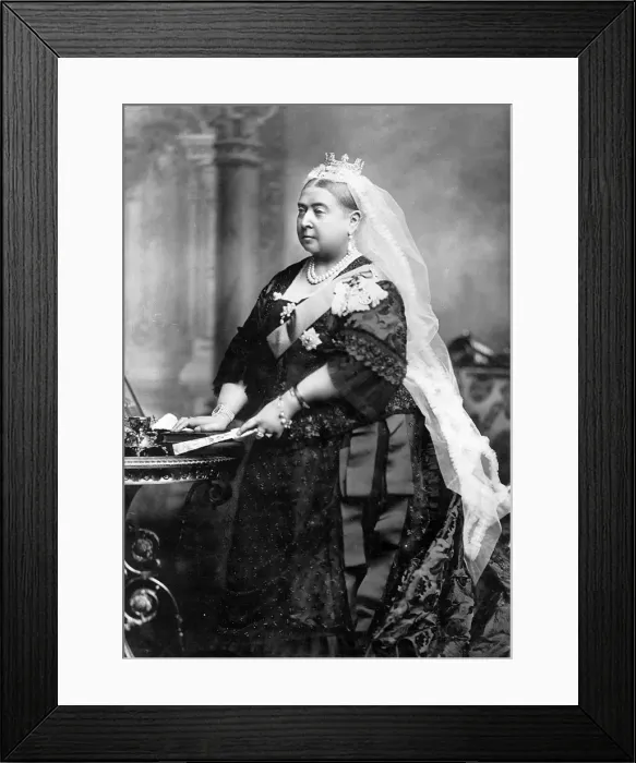 Framed Print : Queen Victoria, Windsor Castle, 1887 Framed Print : Queen Victoria, Windsor Castle, 1887