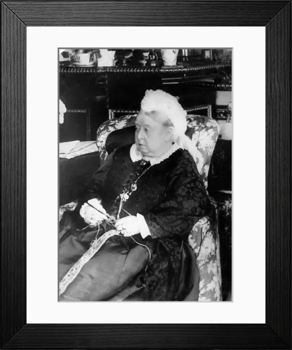 Framed Print : Queen Victoria, c. 1890