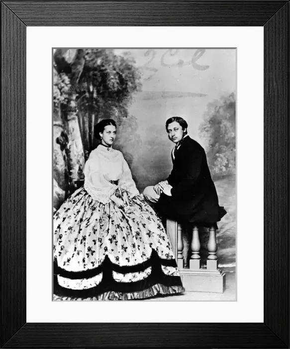 Framed Print : Albert Edward, Prince of Wales with Alexandra, Princess of W Framed Print : Albert Edward, Prince of Wales with Alexandra, Princess of W