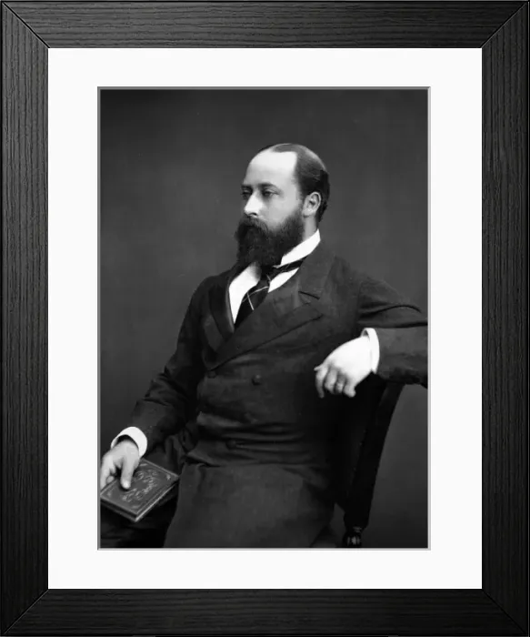 Framed Print : King Edward VII, 1876 Framed Print : King Edward VII, 1876