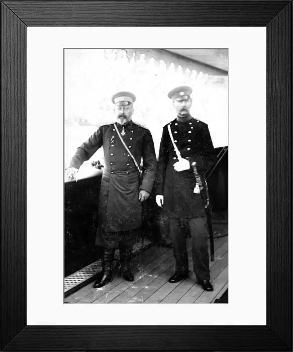 Framed Print : King Edward VII in Russian Uniform, c. 1900 Framed Print : King Edward VII in Russian Uniform, c. 1900