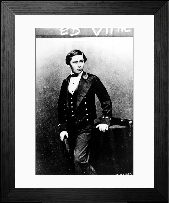 Framed Print : King Edward VII, c. 1860 Framed Print : King Edward VII, c. 1860