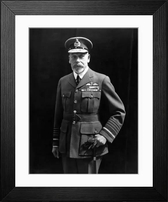Framed Print : King George V in Royal Air Force Uniform Framed Print : King George V in Royal Air Force Uniform