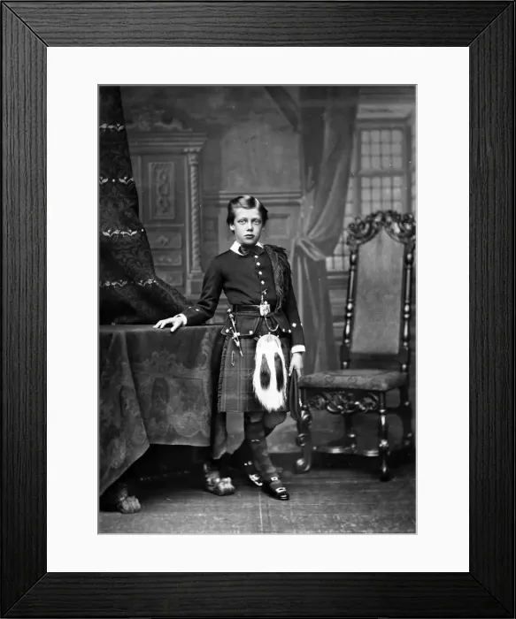 Framed Print : King George V. c. 1870 Framed Print : King George V. c. 1870