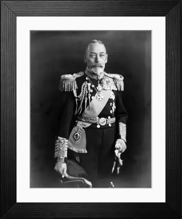 Framed Print : King George V as Admiral of the Fleet, c. 1930 Framed Print : King George V as Admiral of the Fleet, c. 1930