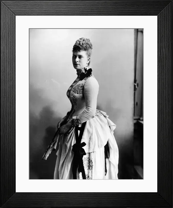 Framed Print : Princess May of Teck, c. 1885 Framed Print : Princess May of Teck, c. 1885