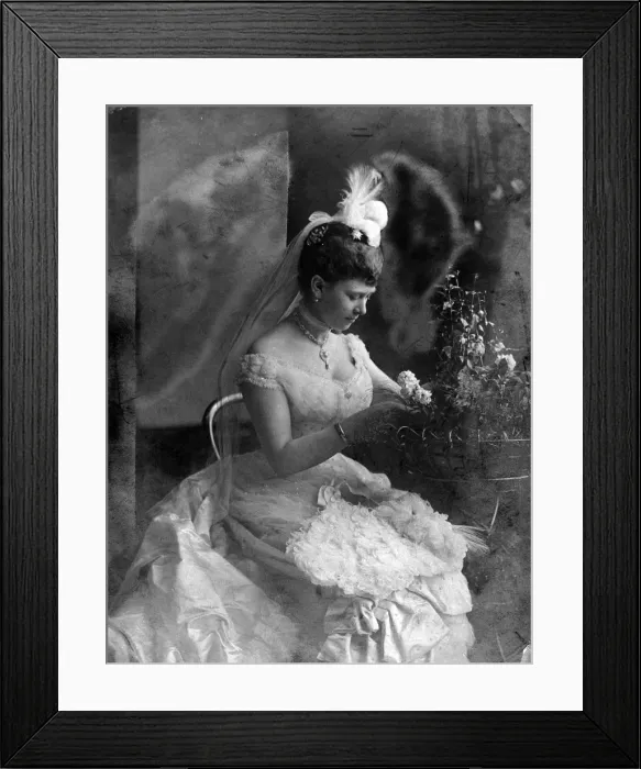 Framed Print : Princess May of Teck, c. 1885 Framed Print : Princess May of Teck, c. 1885
