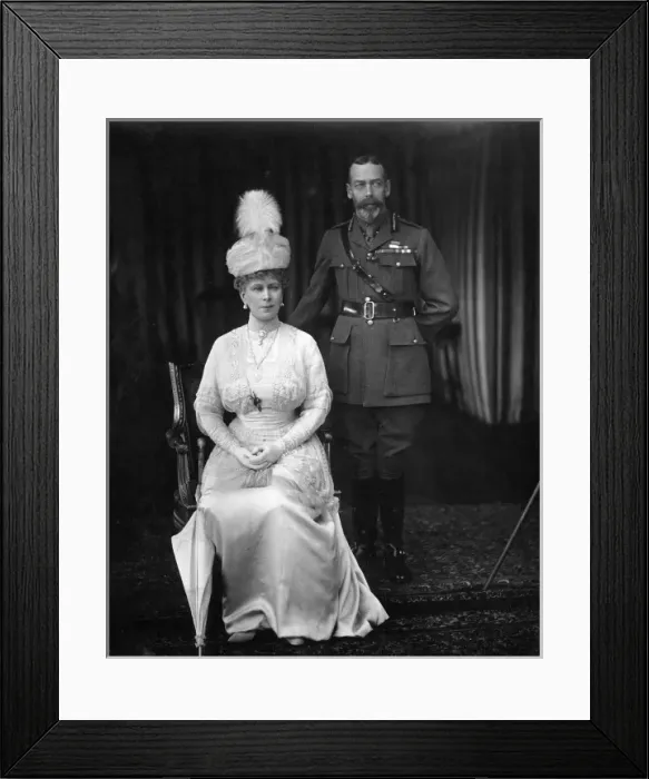 Framed Print : King George V and Queen Mary Framed Print : King George V and Queen Mary