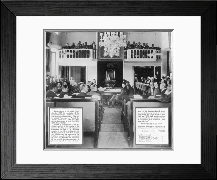 Framed Print : The Legislative Council of India, c. 1910 Framed Print : The Legislative Council of India, c. 1910