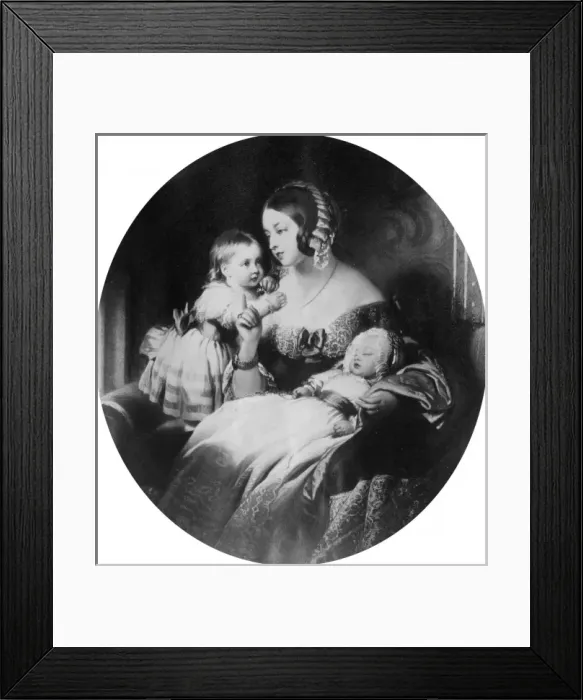 Framed Print : Queen Victoria with Princess Victoria