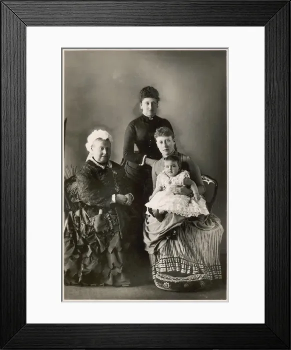 Framed Print : Queen Victoria - four generations Framed Print : Queen Victoria - four generations
