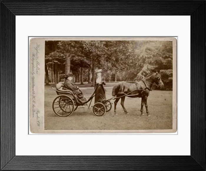 Framed Print : Queen Victoria & Princess Victoria of Schleswig-Holstein Framed Print : Queen Victoria & Princess Victoria of Schleswig-Holstein