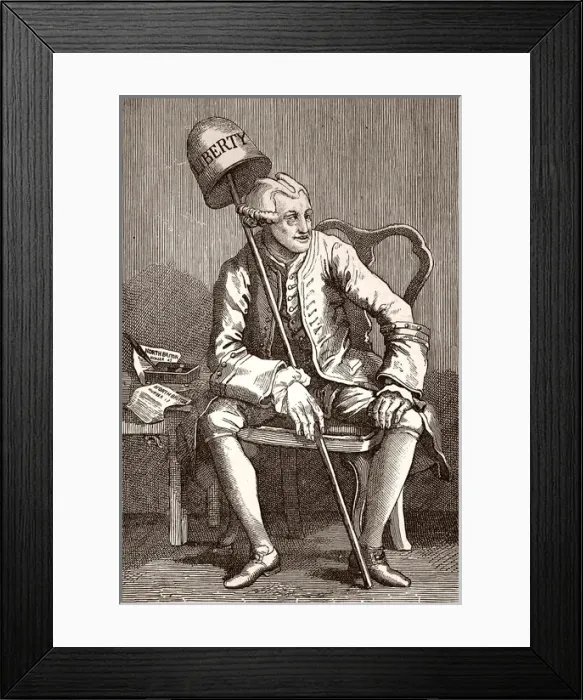 Framed Print : John Wilkes (1727-1797) Framed Print : John Wilkes (1727-1797)