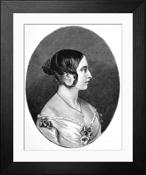 Framed Print : Queen Victoria as a young woman Framed Print : Queen Victoria as a young woman