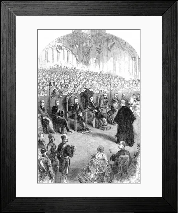 Framed Print : The Presentation of the Freedom of the City to Prince Freder Framed Print : The Presentation of the Freedom of the City to Prince Freder