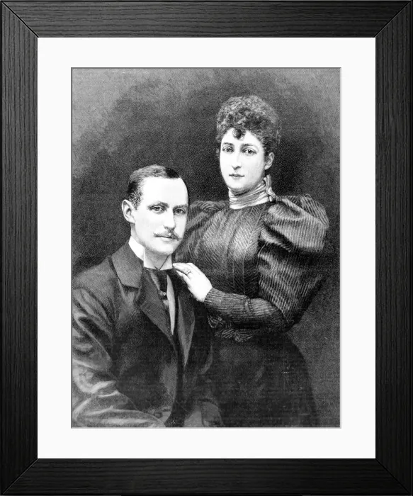 Framed Print : Prince Charles of Denmark and Princess Maud of Wales Framed Print : Prince Charles of Denmark and Princess Maud of Wales