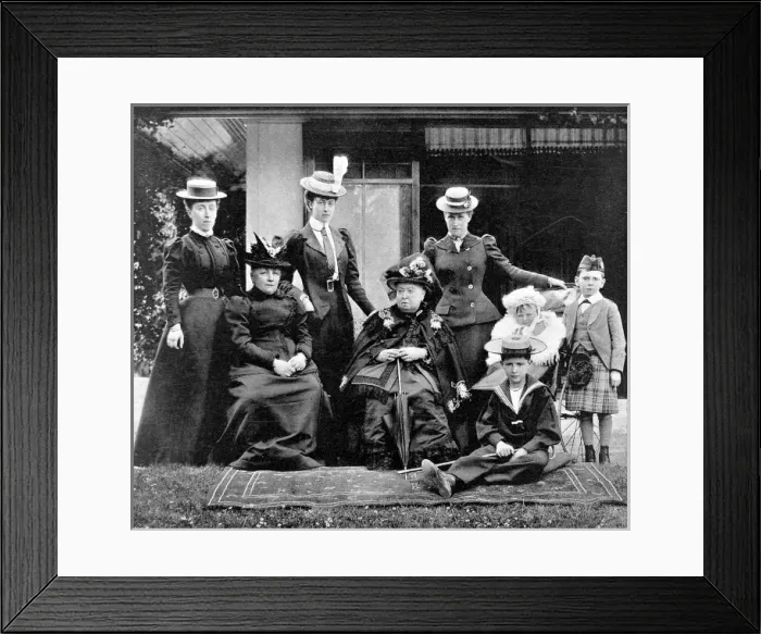 Framed Print : A Royal Group from Balmoral Framed Print : A Royal Group from Balmoral