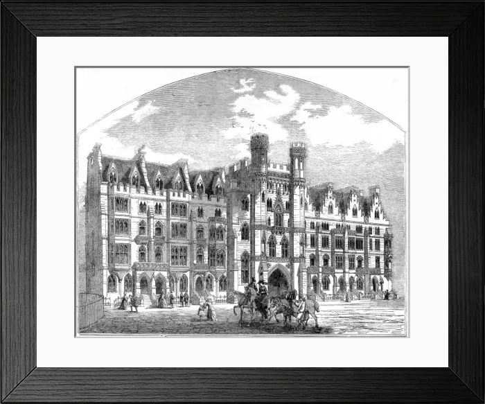 Framed Print : The Broad Sanctuary, Westminster, London, 1854 Framed Print : The Broad Sanctuary, Westminster, London, 1854