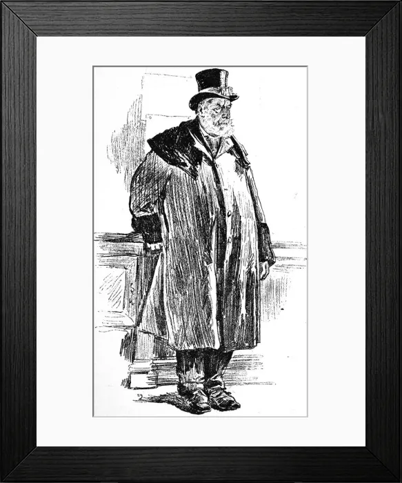 Framed Print : Door-Keeper at Lloyds of London, 1890 Framed Print : Door-Keeper at Lloyds of London, 1890