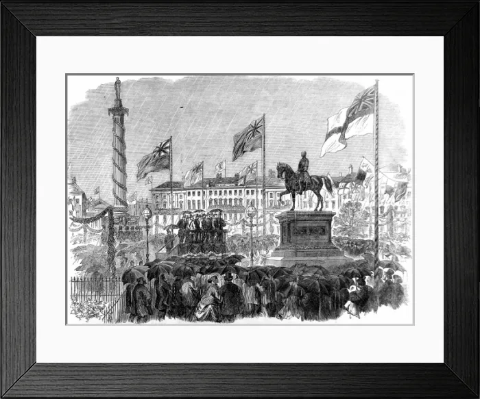 Framed Print : The Duke of Edinburgh unveiling the statue of the late Princ Framed Print : The Duke of Edinburgh unveiling the statue of the late Princ