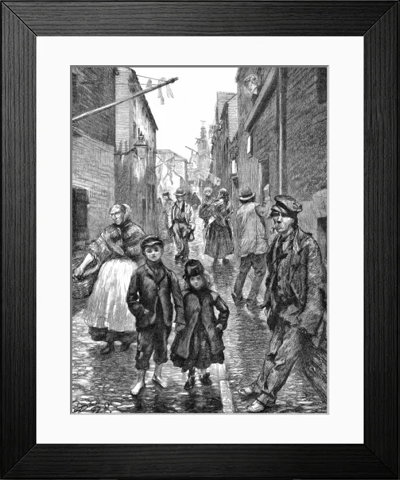 Framed Print : General street scene in Cork, Ireland Framed Print : General street scene in Cork, Ireland