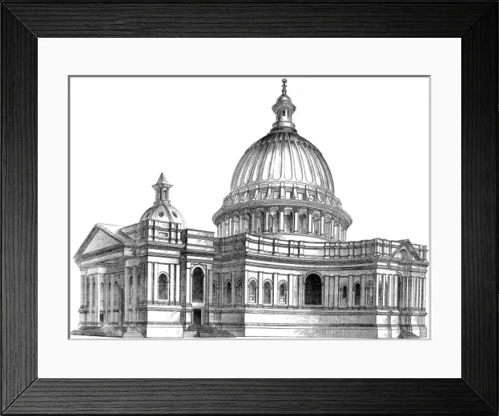 Framed Print : The Original Model for St. Pauls Cathedral Framed Print : The Original Model for St. Pauls Cathedral
