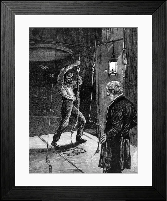 Framed Print : Sounding the Great Bell of St. Paul's Cathedral 1884 Framed Print : Sounding the Great Bell of St. Paul's Cathedral 1884